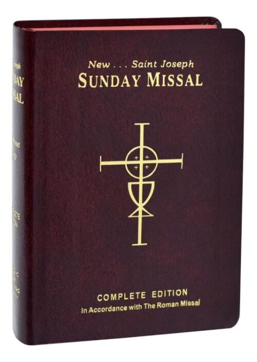 9780899428208 Saint Joseph Sunday Missal Red